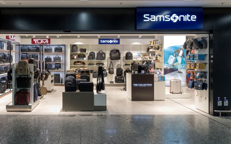 Münch+Münch Samsonite Flughafen Frankfurt  - Store Totale