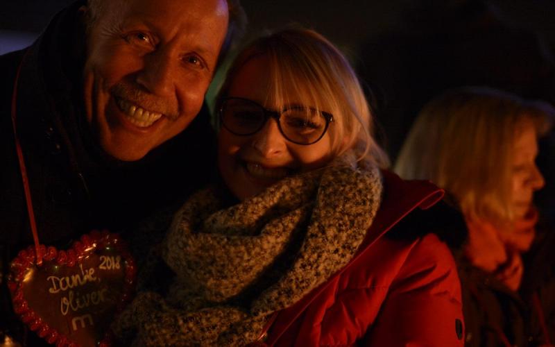 Münch+Münch Weihnachtsfeier 2018 - Porträtaufnahme zwei Personen