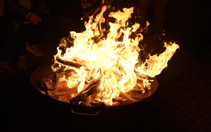 Münch+Münch Weihnachtsfeier 2018 - Feuerschale