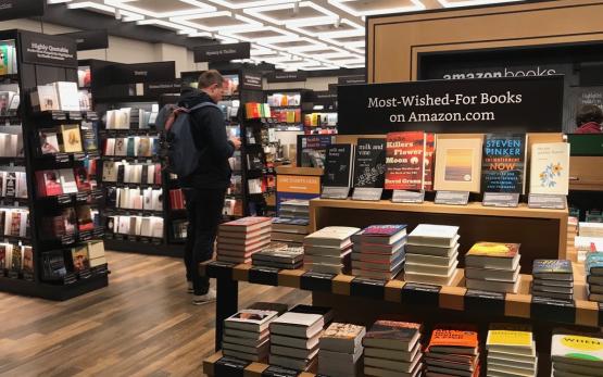 Münch+Münch EHI Retail Innovation Tour USA 2018 - Amazon Bookstore im Time Warner Center, New York