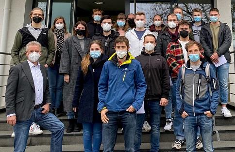 Münch+Münch Besuch Fachschule Michelstadt – Gruppenfoto