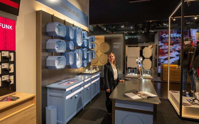 Münch+Münch EuroShop Rückblick 2026 - Swarovski Lifestyle Wall