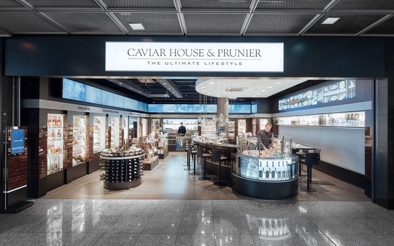 Münch+Münch Projekt Caviar House & Prunier Experience Store Flughafen Frankfurt - Totale