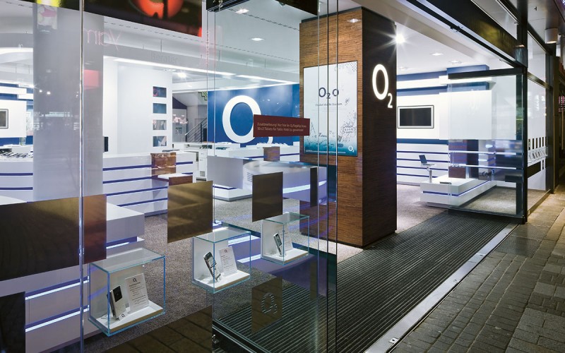 Münch+Münch Projekt O2 Köln - Konzept Vibrant Blick in den Store