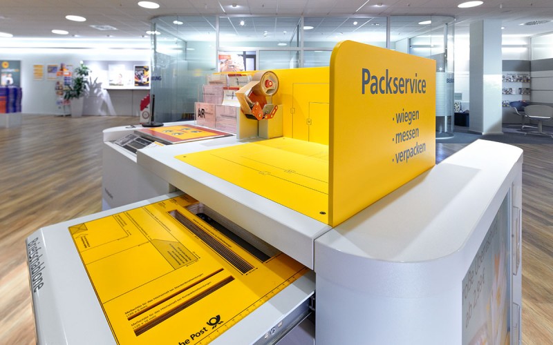 Münch+Münch Projekt Postbank - Möbelmodul für Packservice