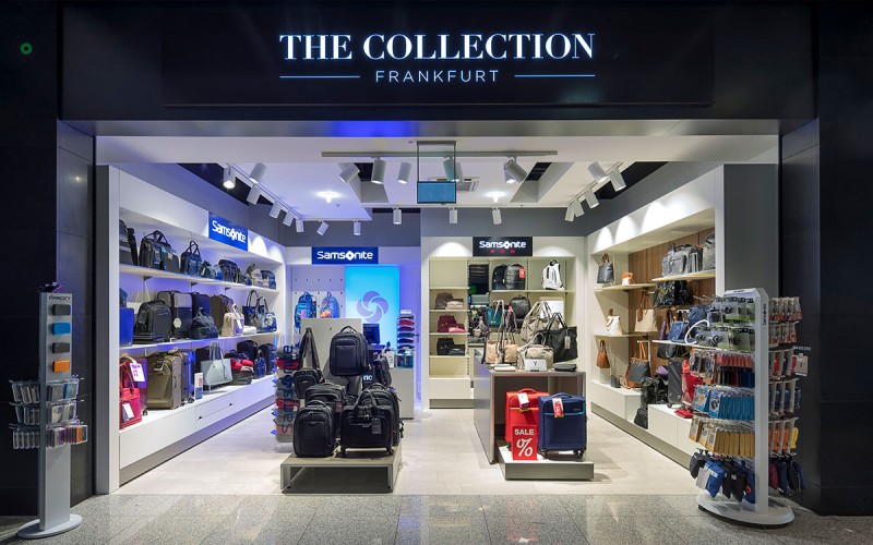 Münch+Münch Projekt Samsonite Flughafen Frankfurt - Totale "The Collection" Store