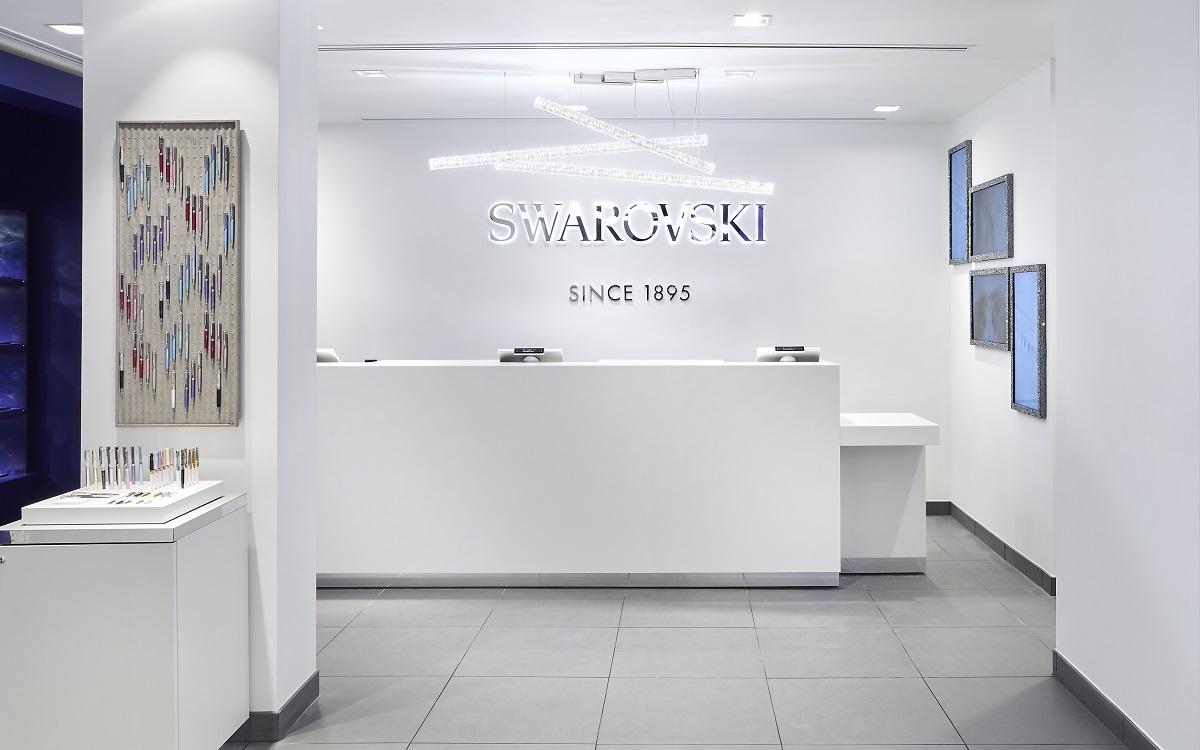 Münch+Münch Projekt Swarovski - Forerunner Store London Kassenzone