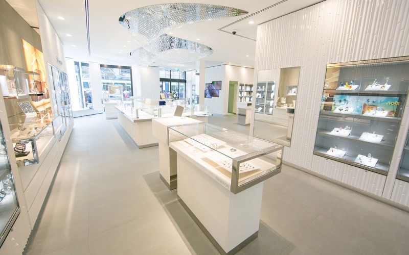 Münch+Münch Projekt Swarovski - Store Zürich Ladenbau