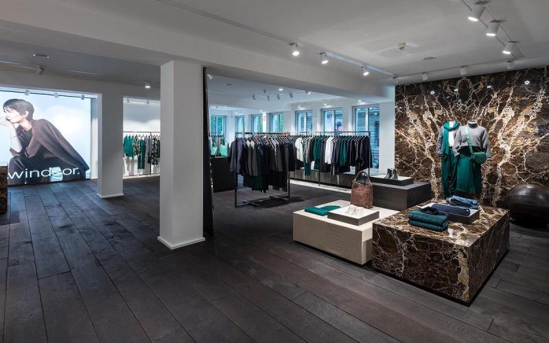 Münch+Münch Projekt Windsor-Store Frankfurt - Ladeneinrichtung Obergeschoss