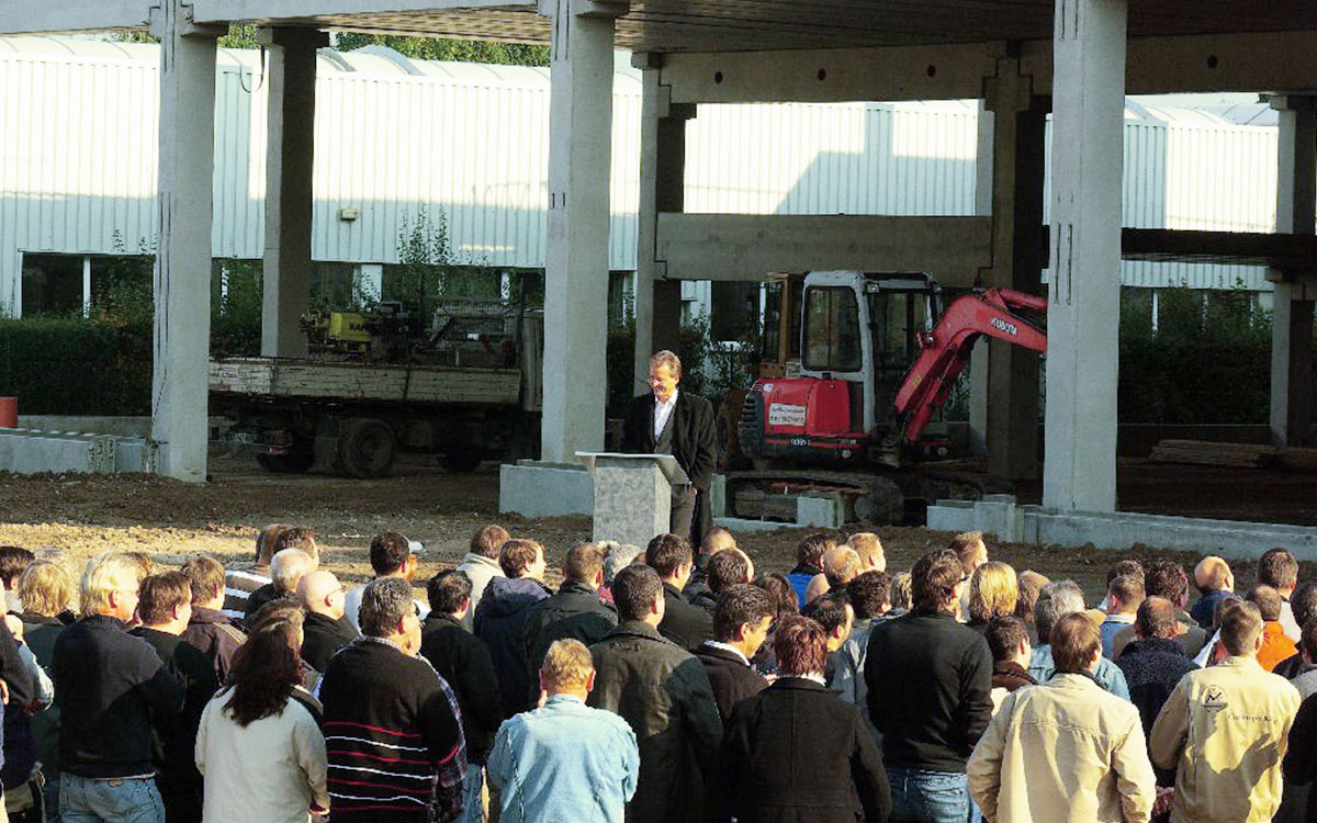 muench und muench unternehmen lebendige geschichte 2008 richtfest halle 9