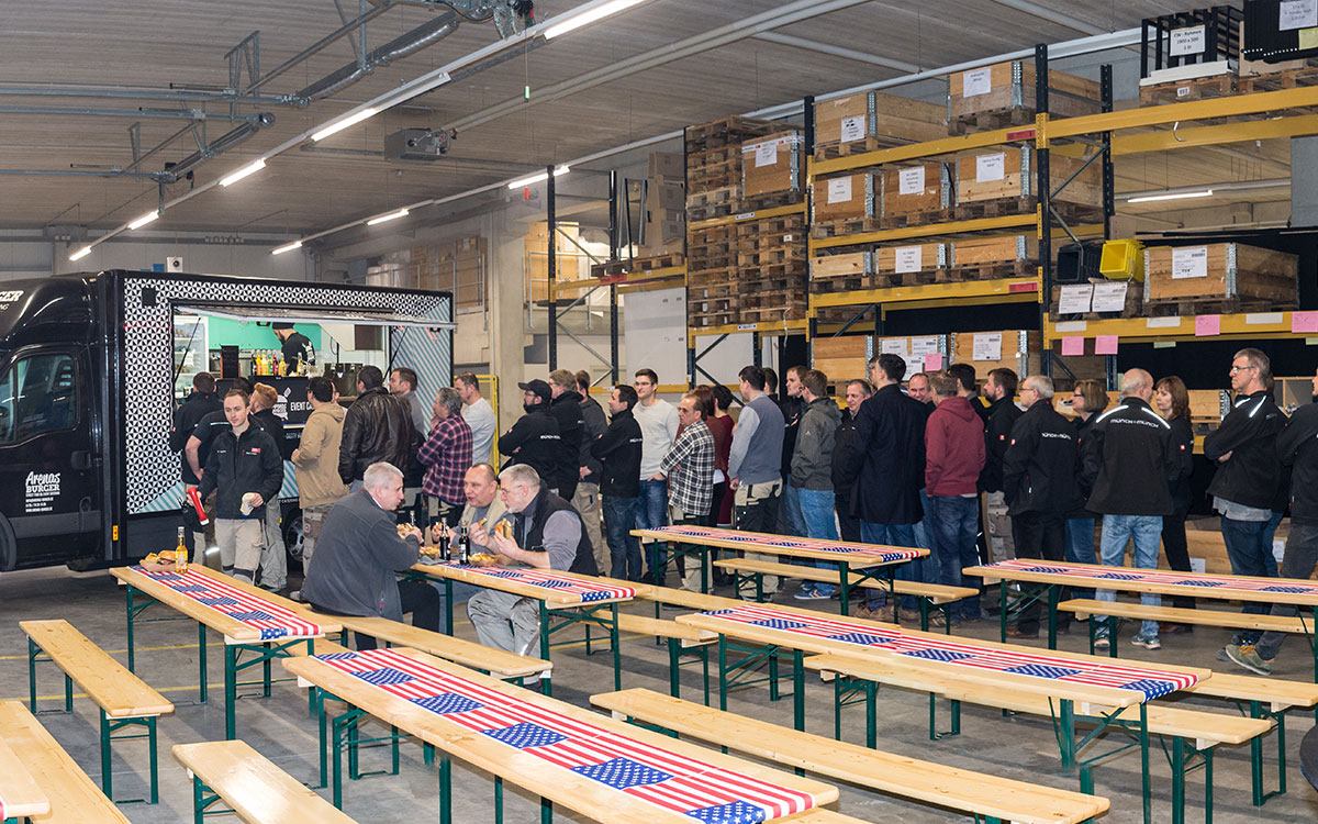 muench und muench unternehmen usa standort event essen schlange